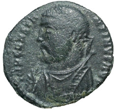 CONSTANTINE I FOLLIS ROMAN COIN – VF CONDITION – AE 18mm 2.0 GRAMS
