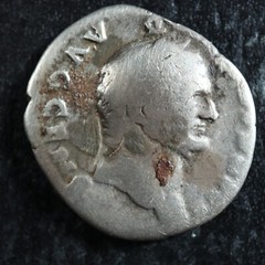 Vespasian Denarius 73 Rome RIC 546 Emperor seated Vespasien Denier