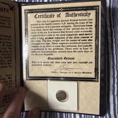 Bronze Coin Dynasty of Constantine Nummus Rome Historical Gift – DELUXE ALBUM