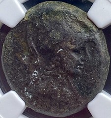 Ancient Apameia Phrygia Coin 88BC-40BC Athena Eagle Extremely Rare NGC Certified