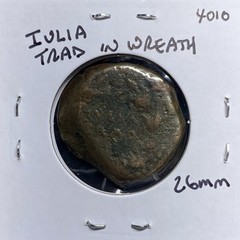 14BC-10BC Ancient Roman Coin Emperor Octavian Augustus Julia Traducta