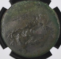 Sestertius Emperor Trajan Ancient Roman Coin 98-117AD NGC Graded Genuine Rome