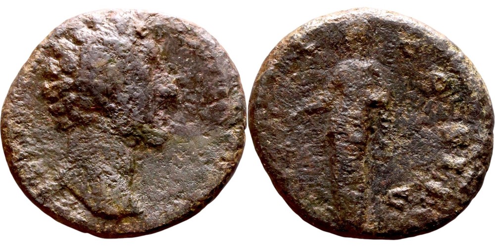 Roman Bronze As – 161-180 AD – Marcus Aurelius