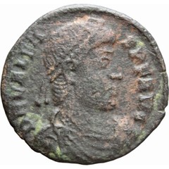 364 – 378 A.D Eastern Roman Empire Valens Bronze AE3 Coin Thessalonica (MO641-)