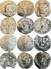 Lot Of Six Roman Silver & Or Billon Antoninianus And Or Denarii
