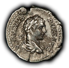 Silver AR Antoninianus Caracalla Ancient Roman Coin – XF/AU – SKU-AN0225