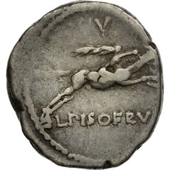 [#511231] Coin, Calpurnia, Denarius, Rome, VF(30-35), Silver, Crawford:340/1