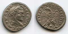 Silver tetradrachm of Macrinus (217-218), Laodicea ad Mare, Roman Empire (Pr.118