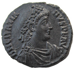GRATIAN, 367-383 AD. AE 3. ANTIOCH MINT, CIRCA 378-383 AD. ROMA REVERSE.