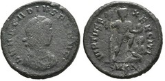Ancient Rome 388-392 AD ARCADIUS Cyzicus MAIORINA EMPEROR Captive