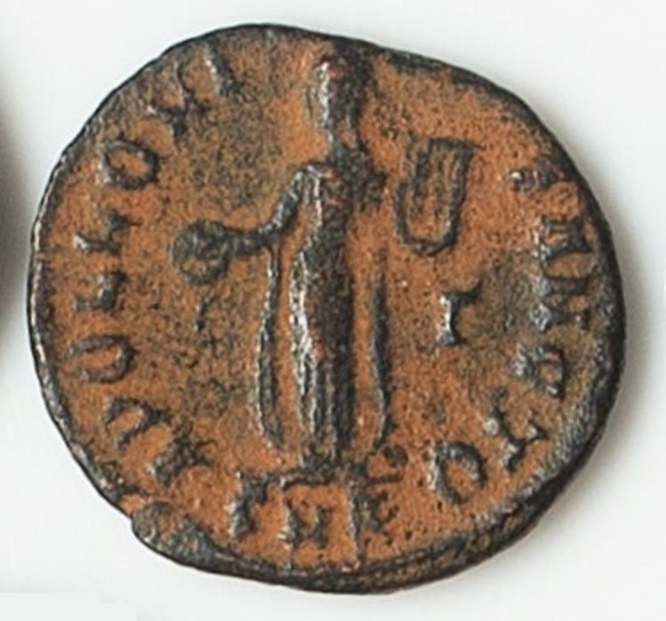 EMPIRE Maximinus II Daia TYCHE & APOLLO LYRE 310 Antioch Ancient Roman Coin D542