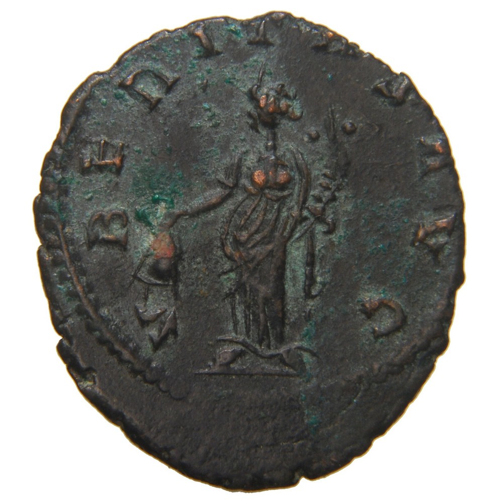ROMAN EMPIRE – 257-258 AE Antoninianus – Gallienus – Uberitas
