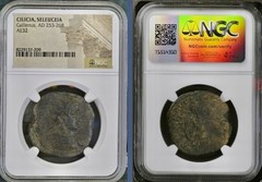 Beautiful Sestertius Emperor Gallienus 253-268AD NGC Genuine Ancient Roman Coin