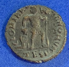 Valens AE3 Roman Bronze — GLORIA ROMANORVM — Thessalonica — 364–367 AD