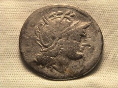 Lucius Sentius Denarius – Ancient Roman Empire 101 BC 3.38 Grams