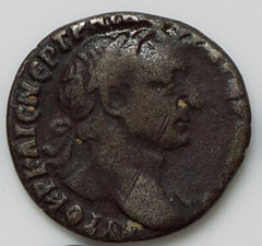 Emperor Trajan Roman Silver Denarius/Drachm Coin, Arabia