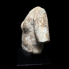 Ancient Roman Alabaster Torso c.1st–3rd Century AD – 3″ Classical Fragment