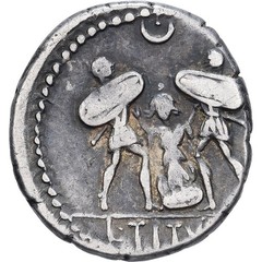 [#1509086] Tituria, Denarius, 89 BC, Rome, Silver, VF(30-35), Crawford:344/2c