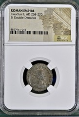 Ancient Roman Coin Emperor Claudius II Gothicus 268-270AD Genuine NGC Certified