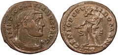 Diocletian 284-305 A.D. Follis Good VF GENIO POPV-LI ROMANI #AC94228