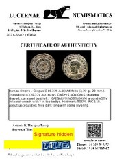 *Lucernae* Crispus 316-326 AD Follis VOT V in wreath TSЄVI Thessalonica 320 AD