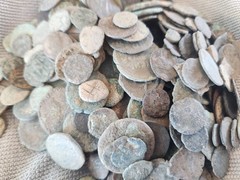 20! Uncleaned Ancient Roman And More! Practice Coins 20 Piece Lots!
