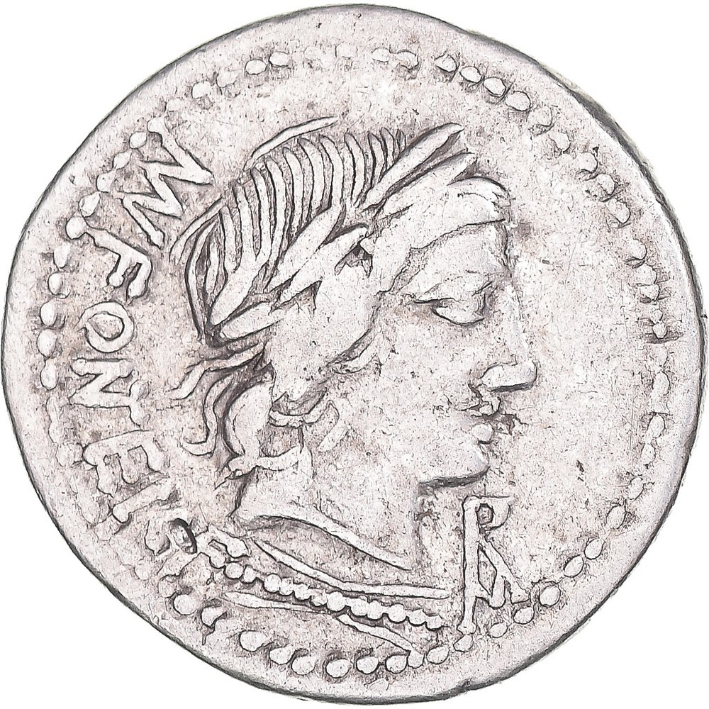 [#1170855] Coin, Fonteia, Denarius, 85 BC, Rome, EF(40-45), Silver, Crawford:353