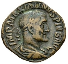 Maximinus I Thrax, AD 235-238. Æ Sestertius circa 235-236, 30.5mm., 21.99g.