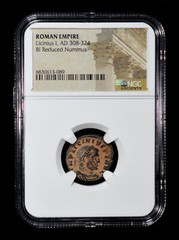 NGC Certified AD 308 – 324 Roman Empire Licinius I Nummus Variety #4