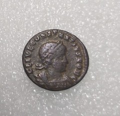 Delmatius (Caesar). Billon Nummus, AD 333-335. Alexandria. Coin