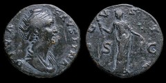 Diva Faustina I Sestertius – AVGVSTA – 30 mm / 23,44 gr.