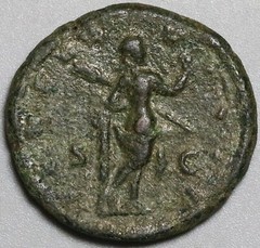193 NGC Ch F Julia Domna AE As Roman Empire Venus Septimius Rare (24032205C)