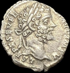 ANCIENT ROMAN SILVER COIN – SEPTIMUS SEVERUS – 193-211 AD. ROME – SCARCE COIN!
