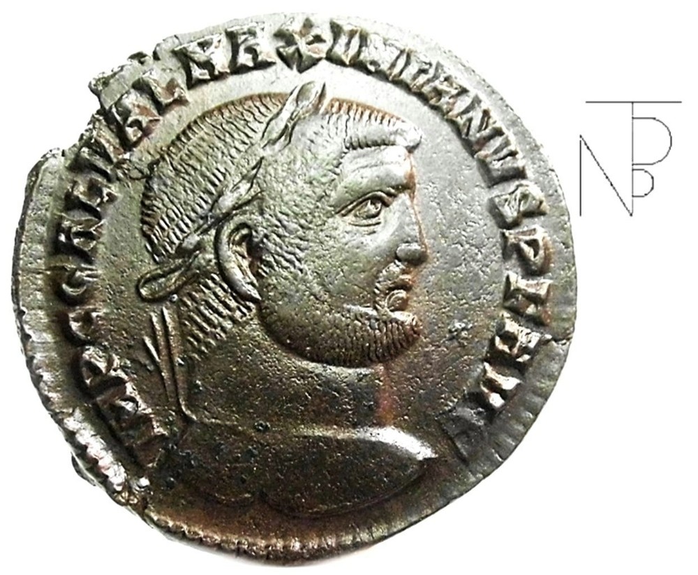 Ancient Imperial Rome (Galerio Maximiano) Follis-HERACLEA