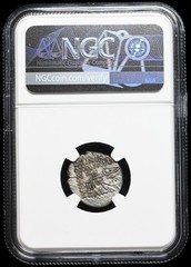 KINGS of PARTHIA. Vologases IV, AD 147-191. Silver Drachm, NGC VF