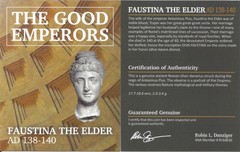 Silver Denarius of Faustina Sr. (AD 138-140) – NGC Certified (F)