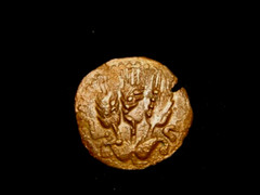 Judaea. Agrippa 1st (AD 37- 44) Prutah. Year 6.