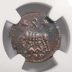She-Wolf Twins Constantine NGC XF Roman Empire Nummus Remus Romulus Epfig Hoard