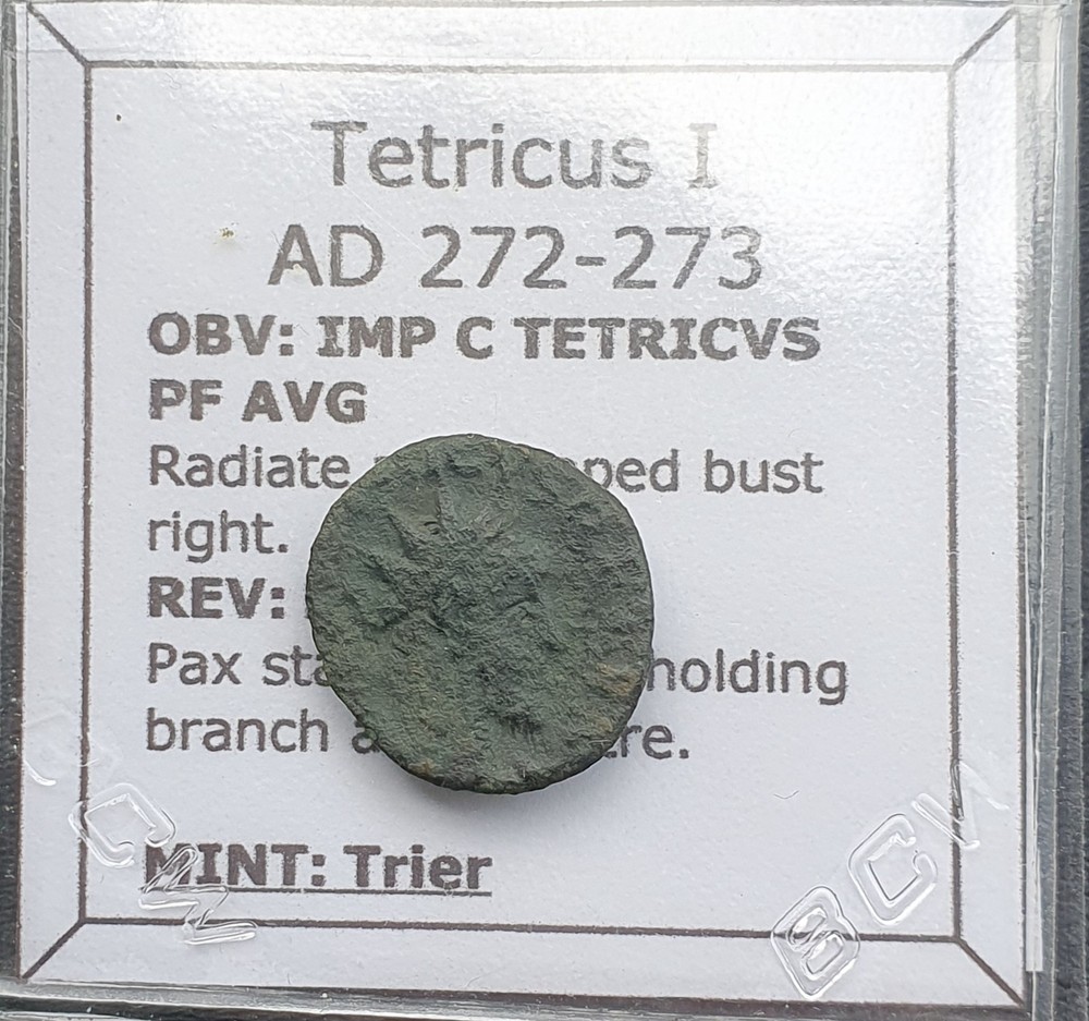#i662# Roman Antoninianus coin of Tetricus I from 271-274 AD