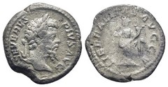 Roman Bronze Denarius – Rome 196 – 197 AD – Septimius Severus – Liberalitas