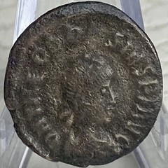 Authentic Ancient Old Roman Coin 379-383 AD Emperor Theodosius Wreath Reverse