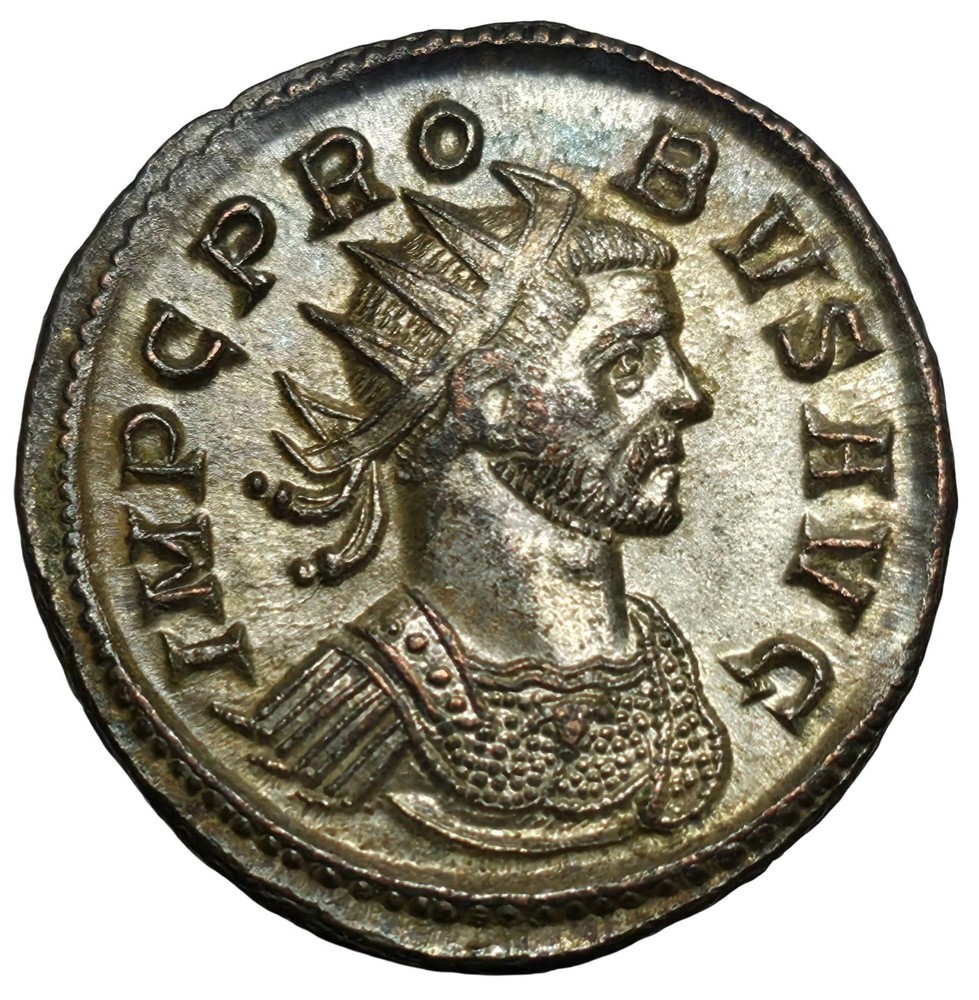 PROBUS Silvered Antoninianus, ROME AD 279 VICTORIA GERM Stunning FDC Quality