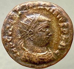 Roman Coin Emperor Licinius 308-324AD Iovi Conservatori Eagle Victory Jupiter