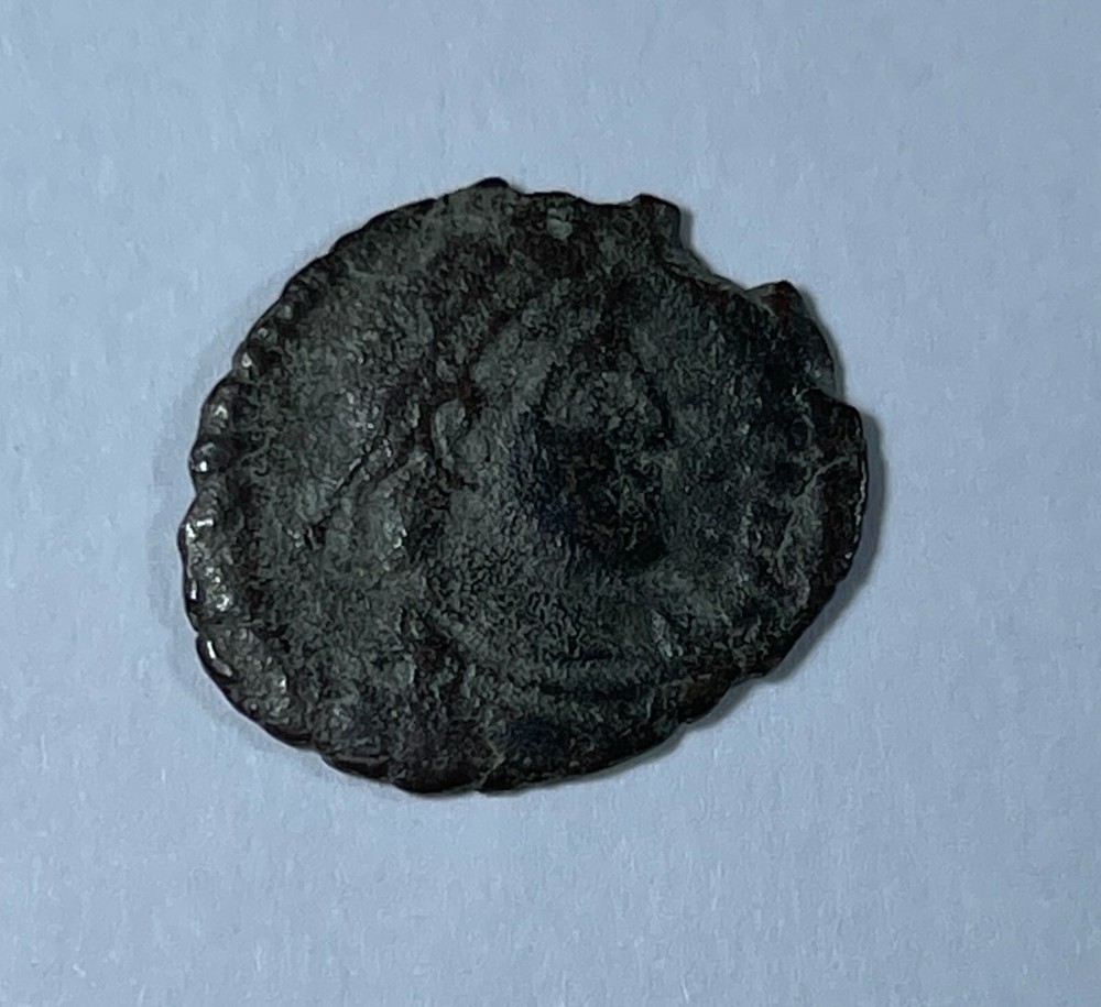 Ancient Roman coin Valentinian 1 (AD 364-375) (#205) Bronze Reduced Follis.