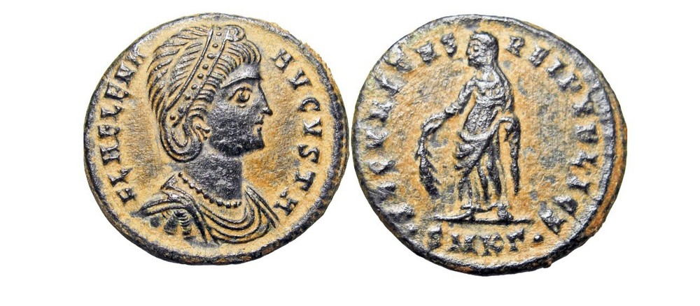 Helena. Augusta, AD 324-328/30. Æ Follis ,Exceptional !