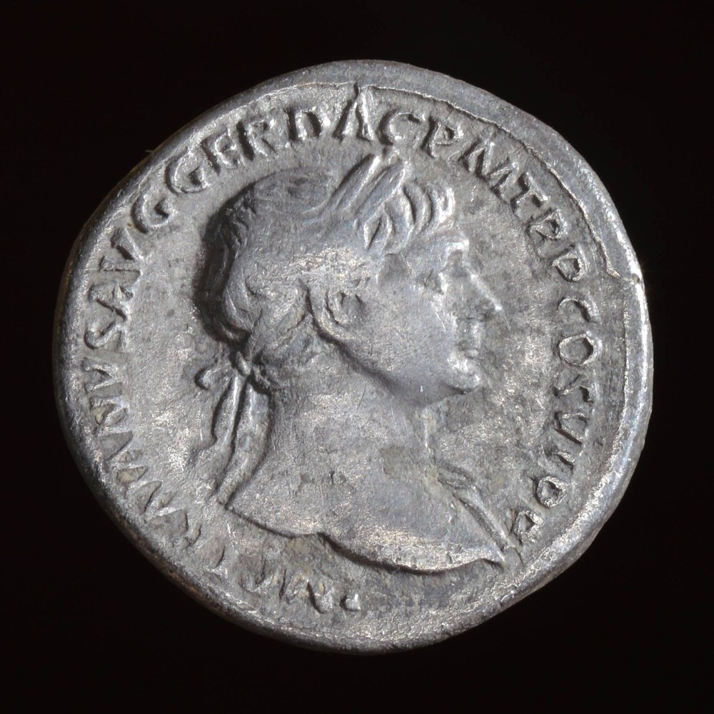 Trajan & Marcus Ulpius Traianus AR Denarius – Ancient Roman Coin