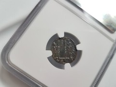 Constantine II Roman Empire BI Nummus AE3/4 NGC Ch AU Ancient Epfig Hoard Caesar