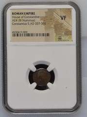 NGC – VF – AE4 of Constantius II AD 337-361 NGC Ancients Certified VERY FINE