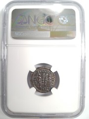 Constantine I Roman Empire BI Nummus AE3/4 NGC AU Ancient Epfig Hoard The Great