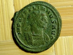 Aurelian AE Antoninianus. 274-275 AD. ROMAN IMPERIAL COIN ,cleaned,